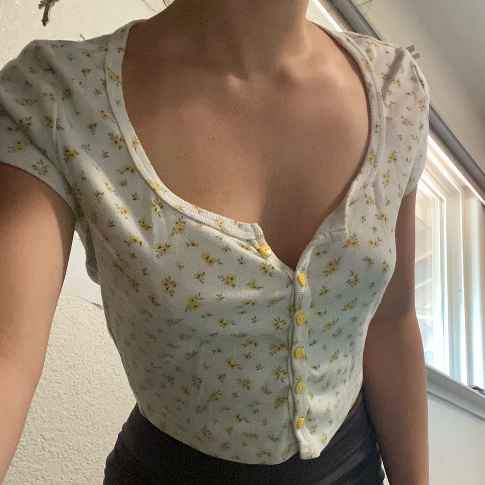 Floral Cropped Top